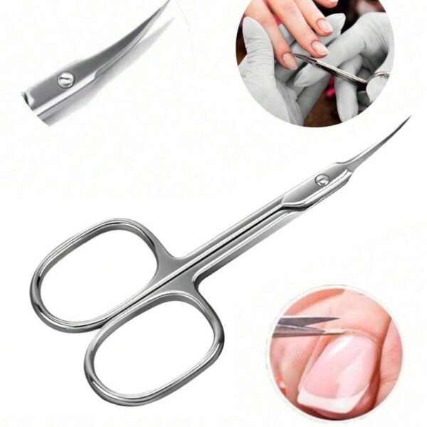 Professional Stainless Steel Cuticle Scissors for Nail Care