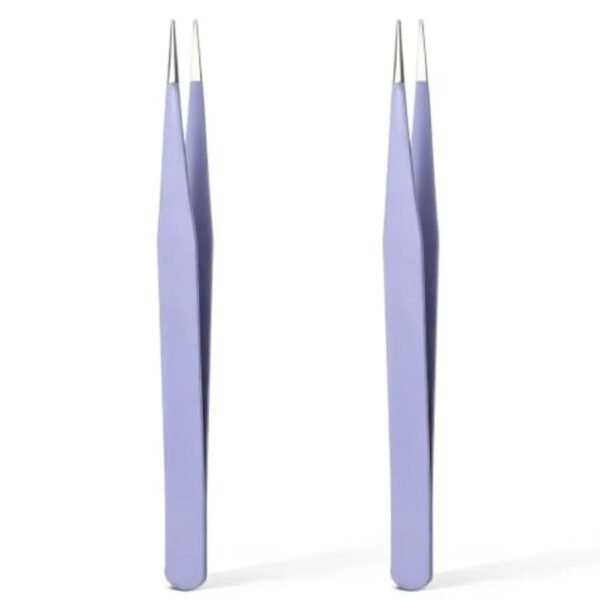 2 Pcs Pointed Tweezers for Women