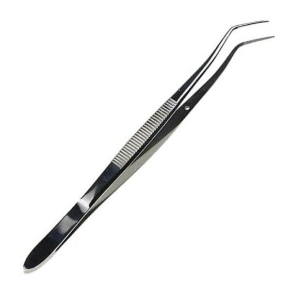 Black Dusted Onyx Hair Removal Tweezers
